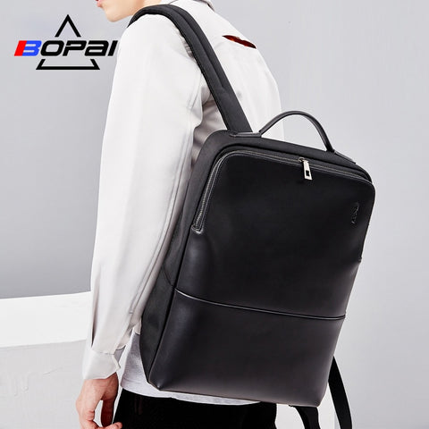 2018 BOPAI Cool Mens Backpacks Man Rucksack 14 Inch Laptop Bag